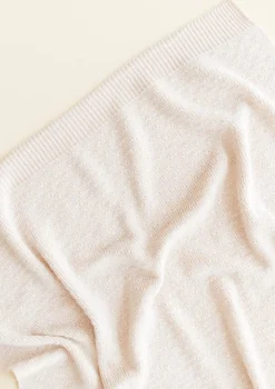 Merino Decke 'Dora' Cream