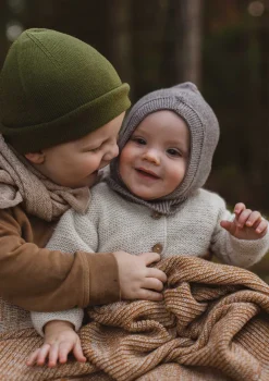 Merino Mütze Balaclava 'Eddy' otter