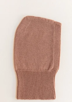 Merino Mütze Balaclava 'Eddy' terracotta