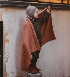 Merino Mütze Balaclava 'Eddy' terracotta