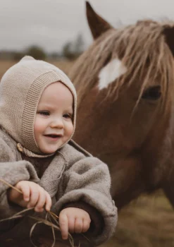 Merino Mütze Balaclava 'Eddy' sand