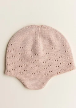 Merino Mütze 'Dua' apricot