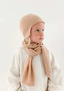 Merino Mütze 'Dua' apricot