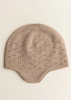 Merino Mütze 'Dua' sand
