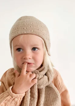 Merino Mütze 'Dua' sand