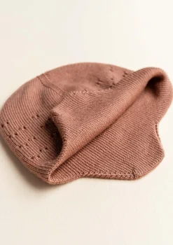 Merino Mütze 'Dua' Terracotta