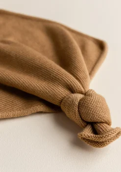 Merino Schmusetuch 'Teddy Tokki' Ochre