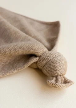 Merino Schmusetuch 'Teddy Tokki' Sand