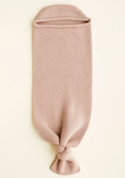 Merino Strick-Pucksack 'Cocoon' Apricot