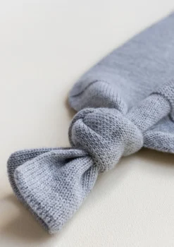 Merino Strick-Pucksack 'Cocoon' grey melange