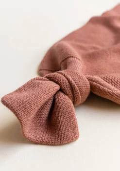 Merino Strick-Pucksack 'Cocoon' Brick