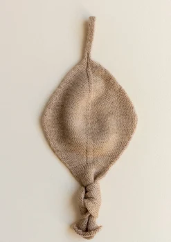 Merino Strick-Schnullertuch 'Titi Comforter' sand