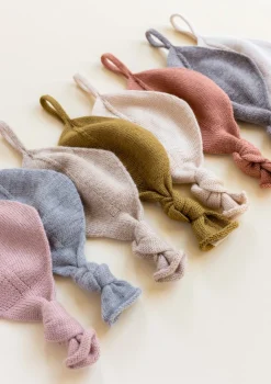 Merino Strick-Schnullertuch 'Titi Comforter' otter