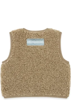 Merino Teddy Weste Essential Taupe
