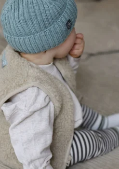 Merino Teddy Weste Essential Beige