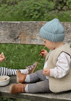 Merino Teddy Weste Essential Beige