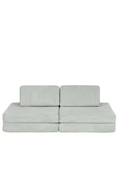 Mini Spielsofa Cord Salbei Grün