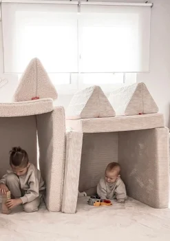 Mini Spielsofa Cord Salbei Grün