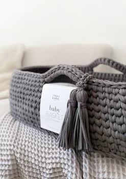 Moseskorb cozy anthrazit