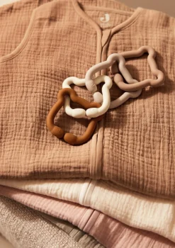 Musselin Baby Schlafsack Musselin TOG 0,5 Biscuit