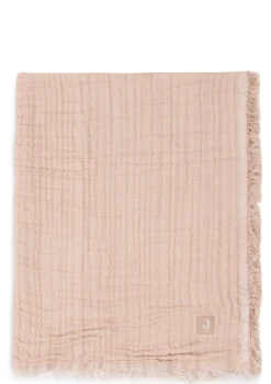 Musselin Decke Wiege 'Fringe' Moonstone 100 x 75 cm