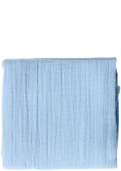 Musselin Mulltuch 'Swaddle Uni Medium' Light Blue 70 x 70 cm