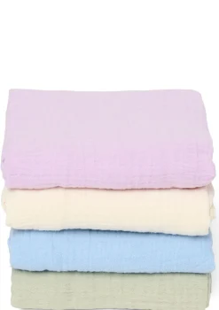 Musselin Mulltuch 'Swaddle Uni Medium' Lilac 70 x 70 cm