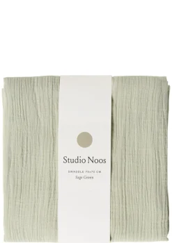 Musselin Mulltuch 'Swaddle Uni Medium' Sage Green 70 x 70 cm