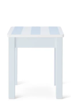 Nachttisch hellblau handbemalt