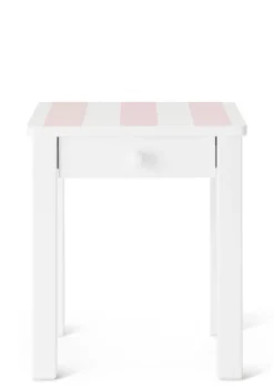 Nachttisch weiß handbemalt