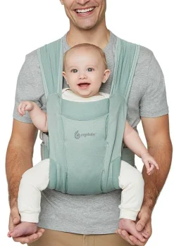 Neugeborenentrage 'Embrace' Soft Air Mesh Sage