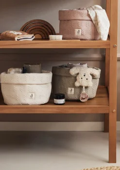 Pflegekörbchen 'Grain Knit' Olive Green