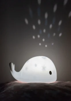 Projektor / Nachtlicht 'Moby' white