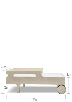 R Kinderbett Natural 150 x 70 cm