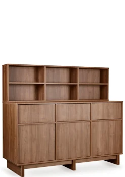 Regalaufsatz für Kommode XL 'Kyo' Walnut