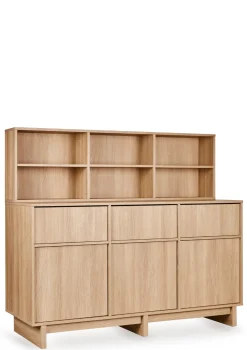 Regalaufsatz für Kommode XL 'Kyo' Honey Ash