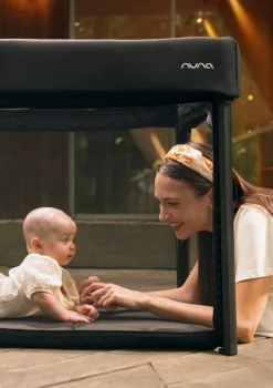 Reisebett 'PAAL' (inkl. Spannbettlaken) Caviar 104 x 66 cm