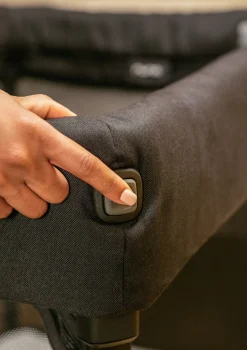 Reisebett 'PAAL' (inkl. Spannbettlaken) Caviar 104 x 66 cm