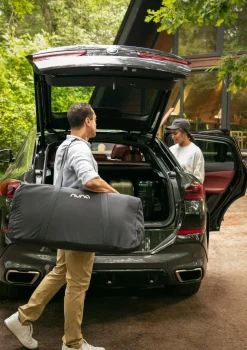 Reisebett 'PAAL' (inkl. Spannbettlaken) Caviar 104 x 66 cm