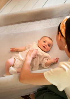 Reisebett 'PAAL' (inkl. Spannbettlaken) Biscotti 104 x 66 cm