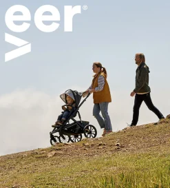 &Roll Kinderwagengestell dunkelgrau / schwarz