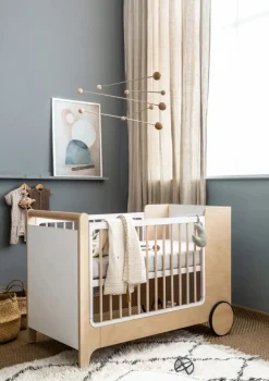 Schaukelndes Baby- und Kleinkindbett 120 x 60 cm