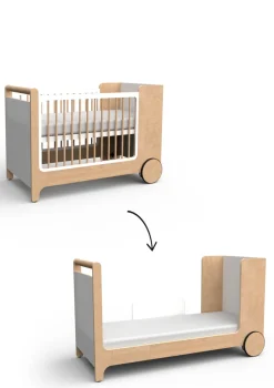 Schaukelndes Baby- und Kleinkindbett 120 x 60 cm