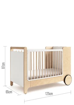 Schaukelndes Baby- und Kleinkindbett 120 x 60 cm