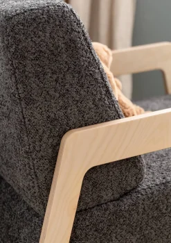 Schaukelsessel Dark Grey