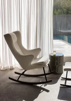 Schaukelstuhl Erwachsene 'De Luxe' Cream