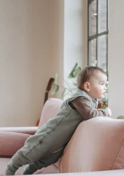 Schlafsack mit Umschlag-Fuß TOG 2,5 Essential Mint