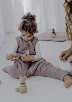 Schlafsack mit Umschlag-Fuß TOG 2,5 Essential Berry