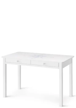 Schreibtisch hoch weiß handbemalt