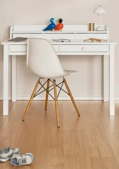 Schreibtisch hoch weiß handbemalt